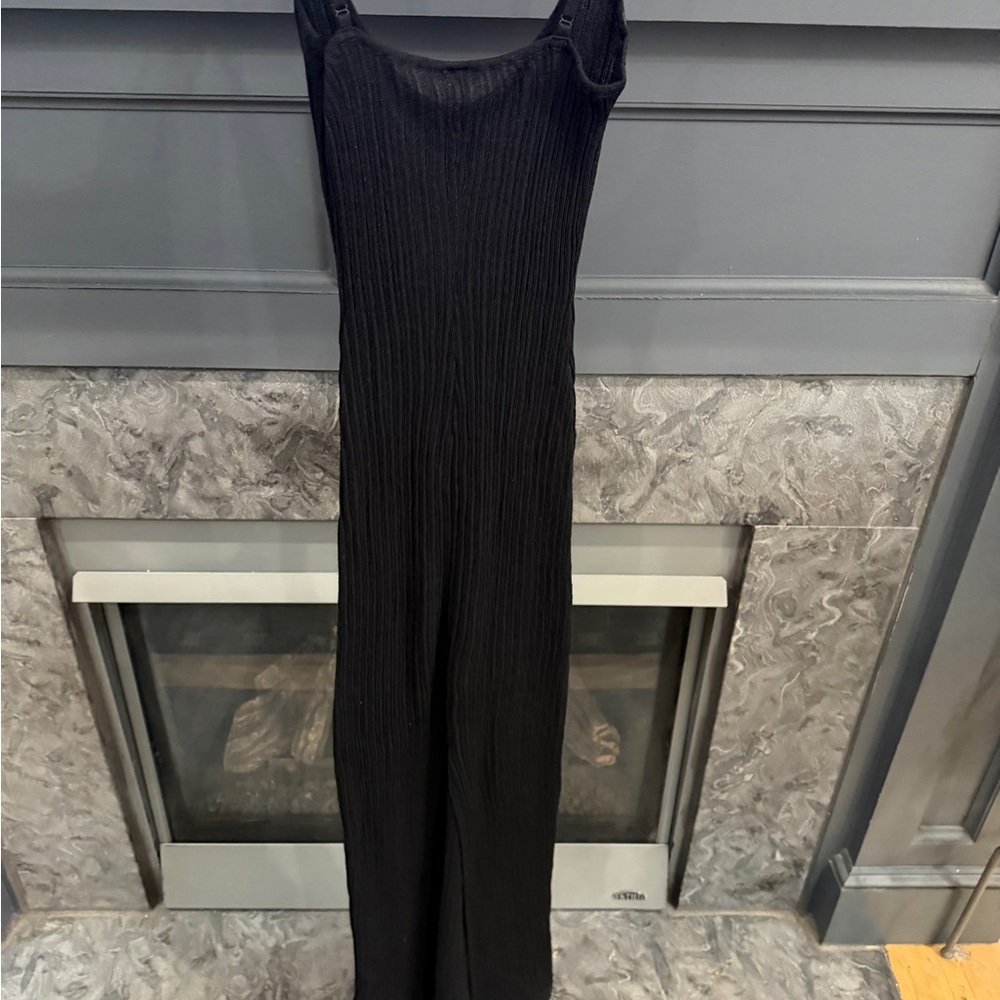 SKIMS Onyx Sheer Knit MIDI Dress Small NWT - Picture 8 of 13
